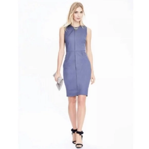 Banana Republic Bi-stretch Pleat Dress - NWT - Picture 2 of 4